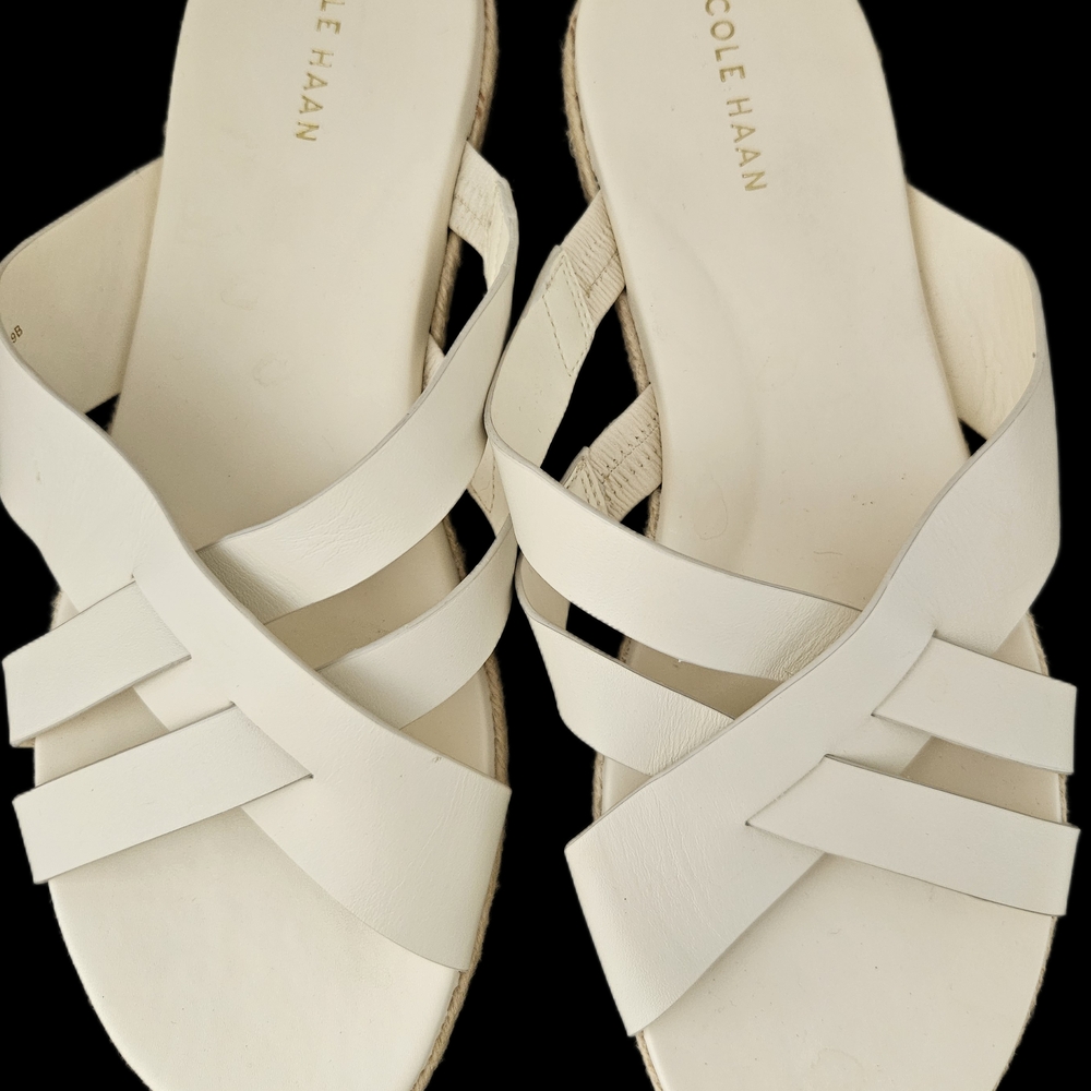 Cole Haan Women's White Sandals